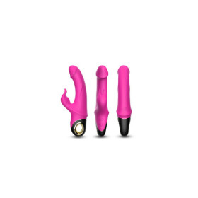 Vibromasseur Rabbit rose 9 modes de vibrations puissantes 